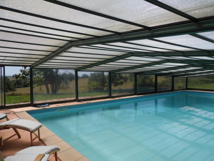 Property for Sale in Modern 5-bed bungalow, near to shops, lovely views, stunning pool, Tarn, Near Mirandol-Bourgnounac, Tarn, Occitanie, France