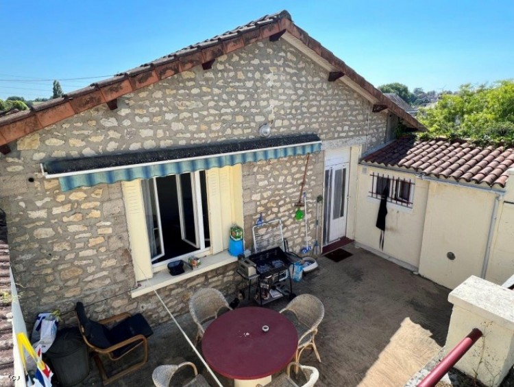 Property for Sale in Town House With Views Over The Town, Charente, Ruffec, Nouvelle-Aquitaine, France