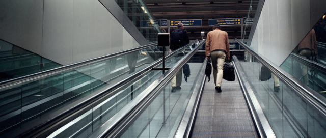 Boarding Eurostar 