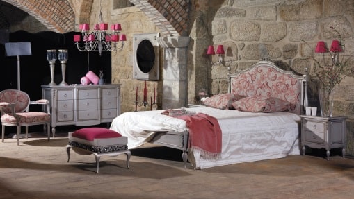 Beautifully decorated pink bedroom