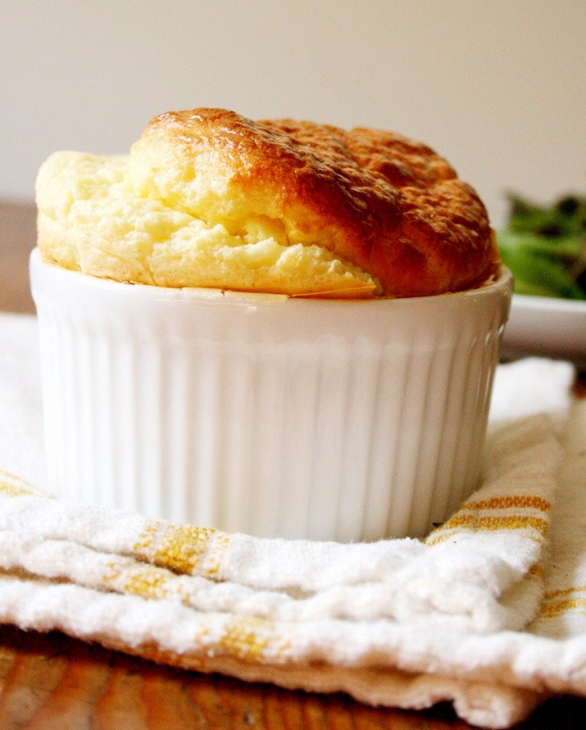 Summer recipe classic Comté cheese soufflé