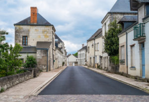 Chenehutte village along the Loire, France