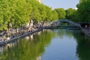 Canal Saint-Martin in France