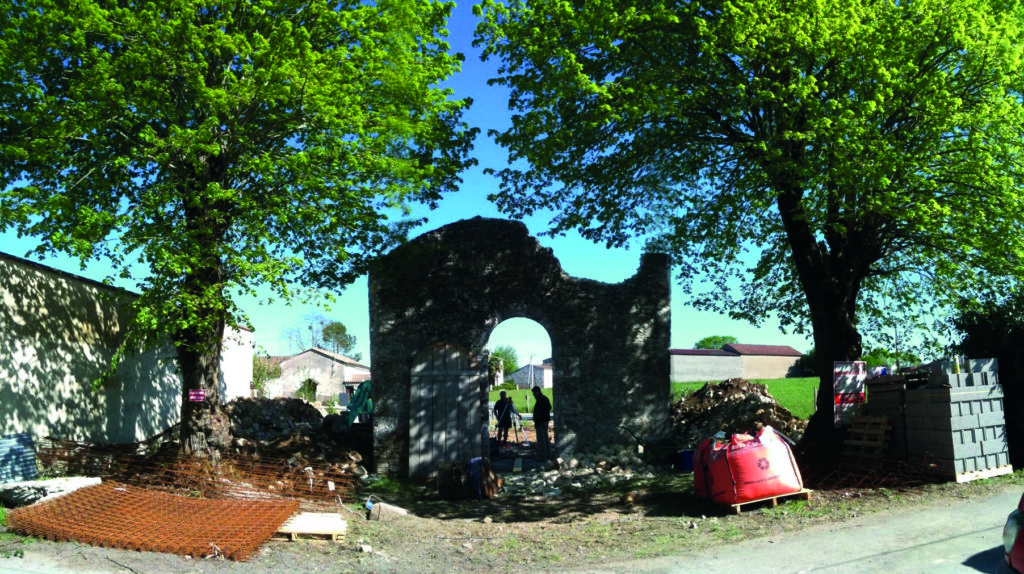 The start of the renovation of La Chapelle in France