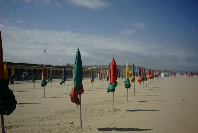 La plage de Deauville 