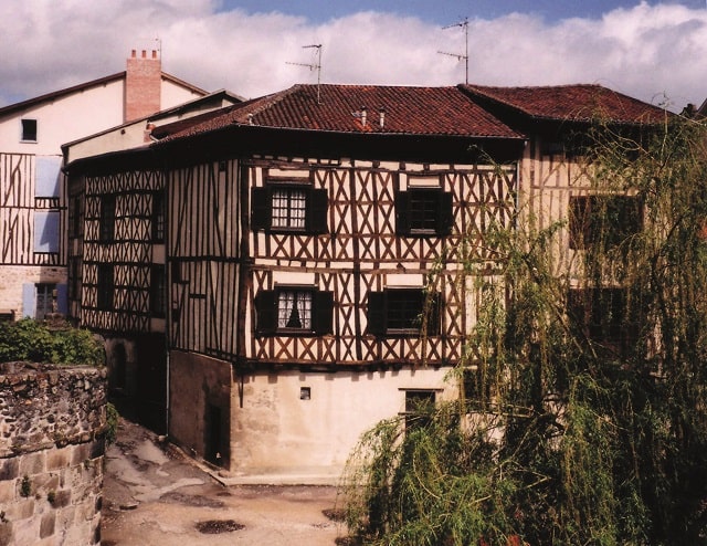 half-timbered houses