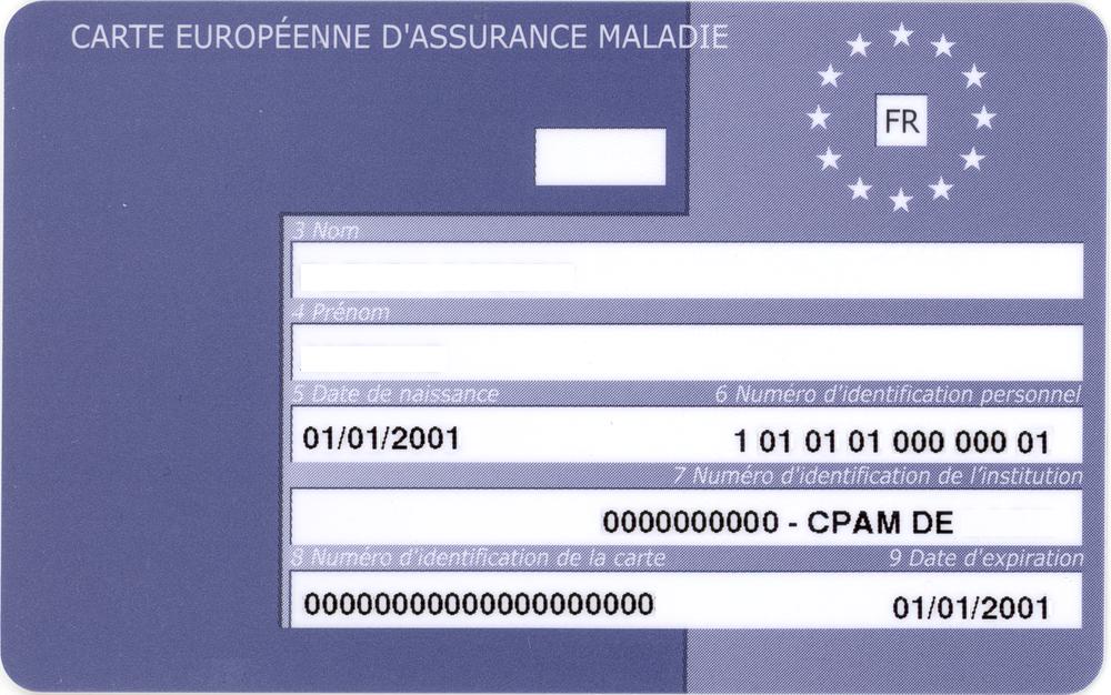 european travel medical card