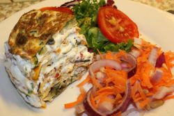 Provencal Omelet Cake