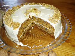 Quercy Carrot and Walnut Cake