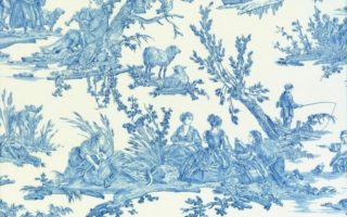 The emblematic French ‘Toile de Jouy’ fabric