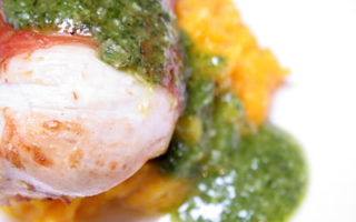 Loire chicken in Parma ham