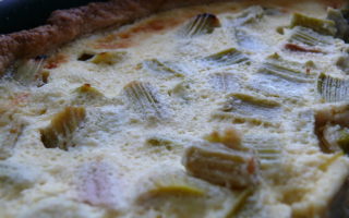 Tarte à la rhubarbe