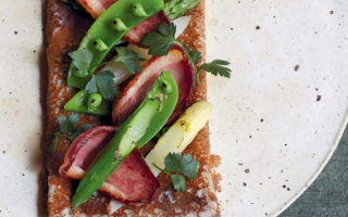 Chef Bertrand Larcher’s asparagus galette recipe