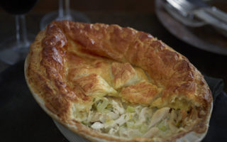 Winter recipe: Chicken, leek and Comté pie