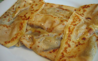 Chestnut and orange crêpes recipe