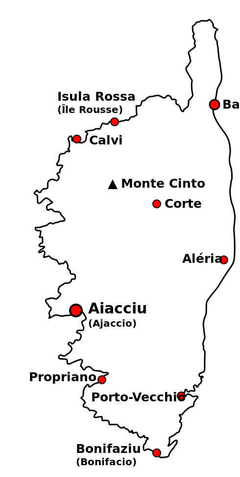 A Guide to the Departments of Corse – Corsica