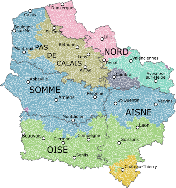A Guide to the Departments of Hauts-de-France