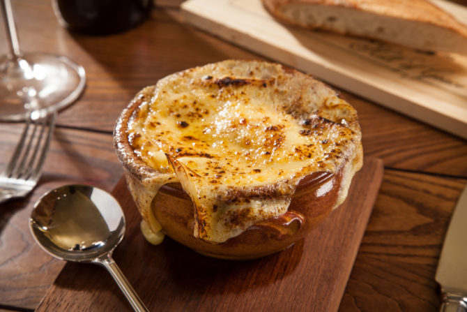 French onion soup recipe from the Cévennes