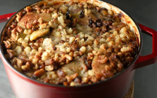 On a nippy winter day, the French word for happiness is a hearty “cassoulet”.