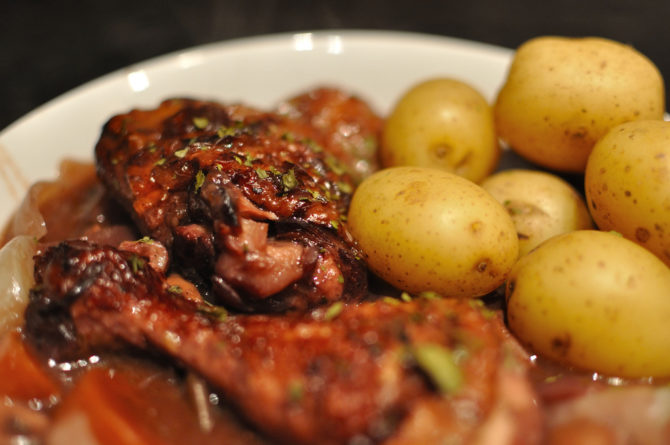 Soul food from Burgundy: coq au vin