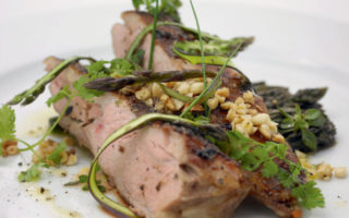 Milk-fed lamb shoulder with mild spices