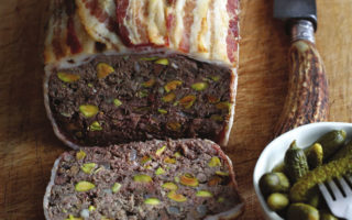 Rustic Country Pâté with Green Peppercorns and Pistachios