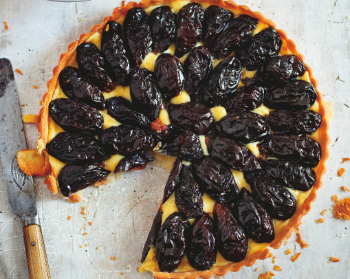 Tarte aux Pruneaux (Prune Flan) by Chef Pierre Koffmann