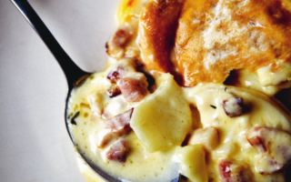 Tartiflette with reblochon