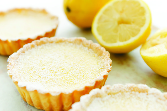 A classic French dessert: Tarte au citron