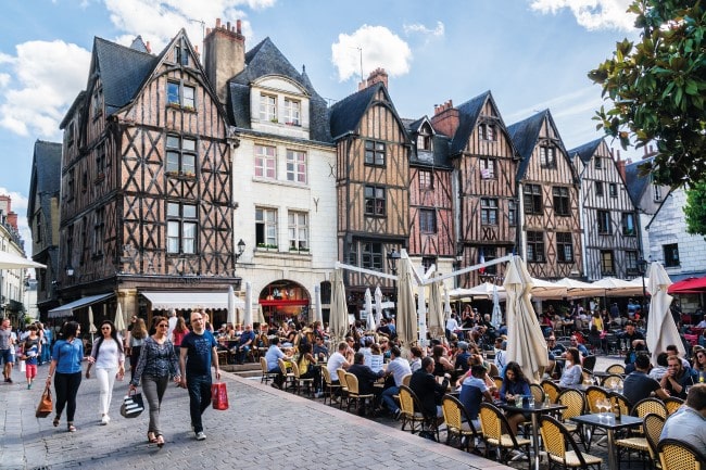 Bustling centre of Indre et Loire