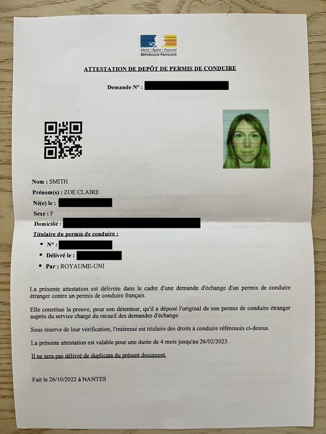 How To Change Your UK/Foreign Driving Licence for a French Permis de
