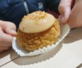 Mini caramel choux from La Belle Helene, Rouillac (a speciality of theirs in various flavours, nom nom nom!)