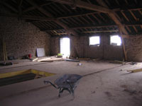 FLOOR AND WINDOWS in barn conversion 