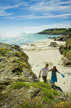 The beach in Brittany