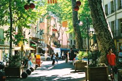 Ceret's pretty old town centre